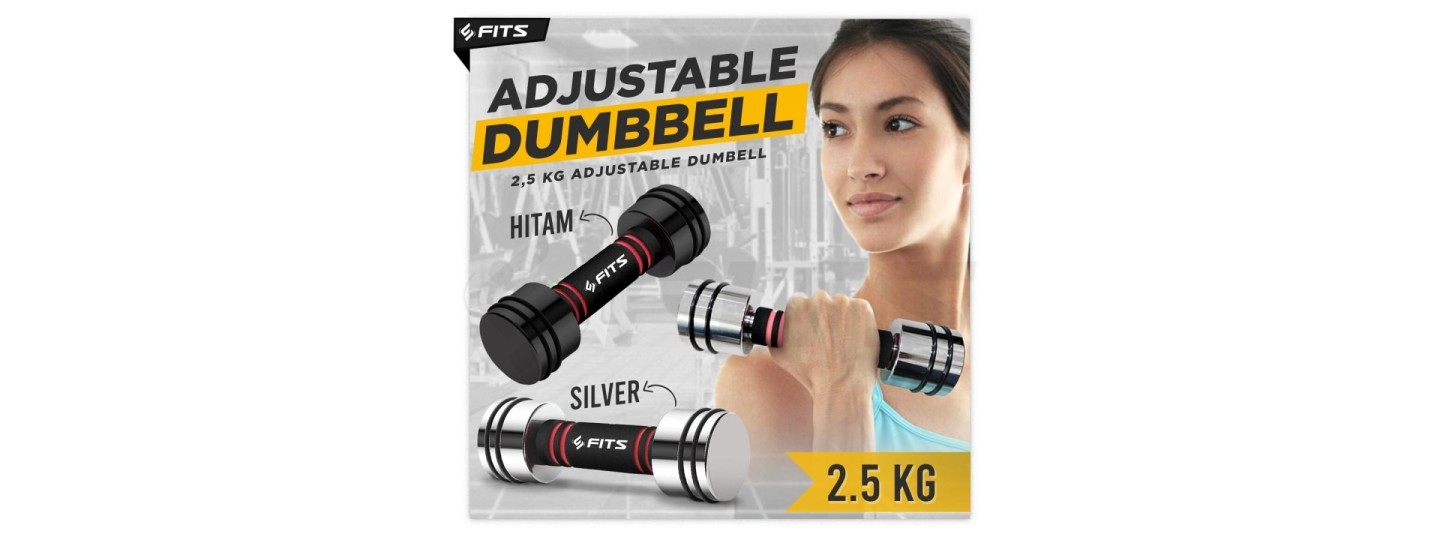FITS Adjustable Dumbbell 2.5 kg