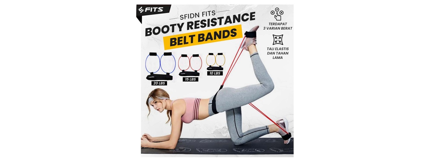 FITS Booty Resistance Belt Bands