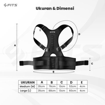 FITS Premium Back Support Posture Corrector