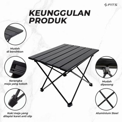 FITS Steel Base Folding Table